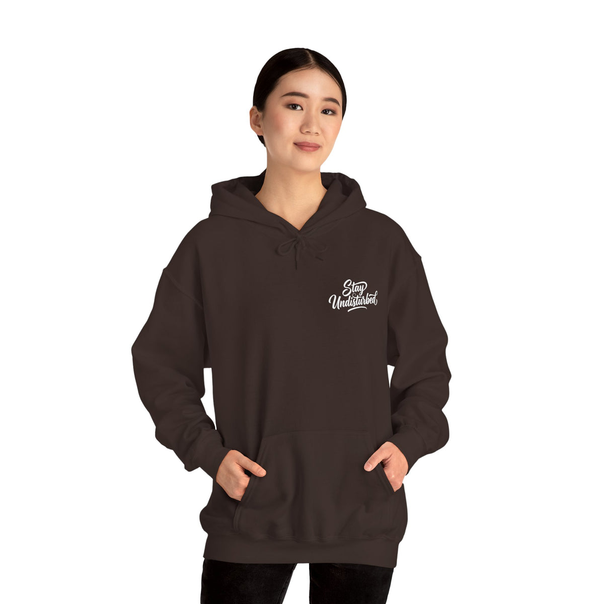 Cross "Stay Undisturbed"Hoodie, Unisex