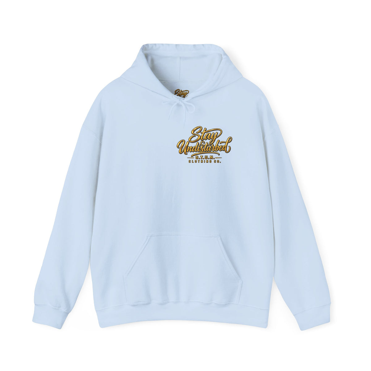 Lotus "Stay Undisturbed"Hoodie, Unisex —  Relaxed-Fit Pullover
