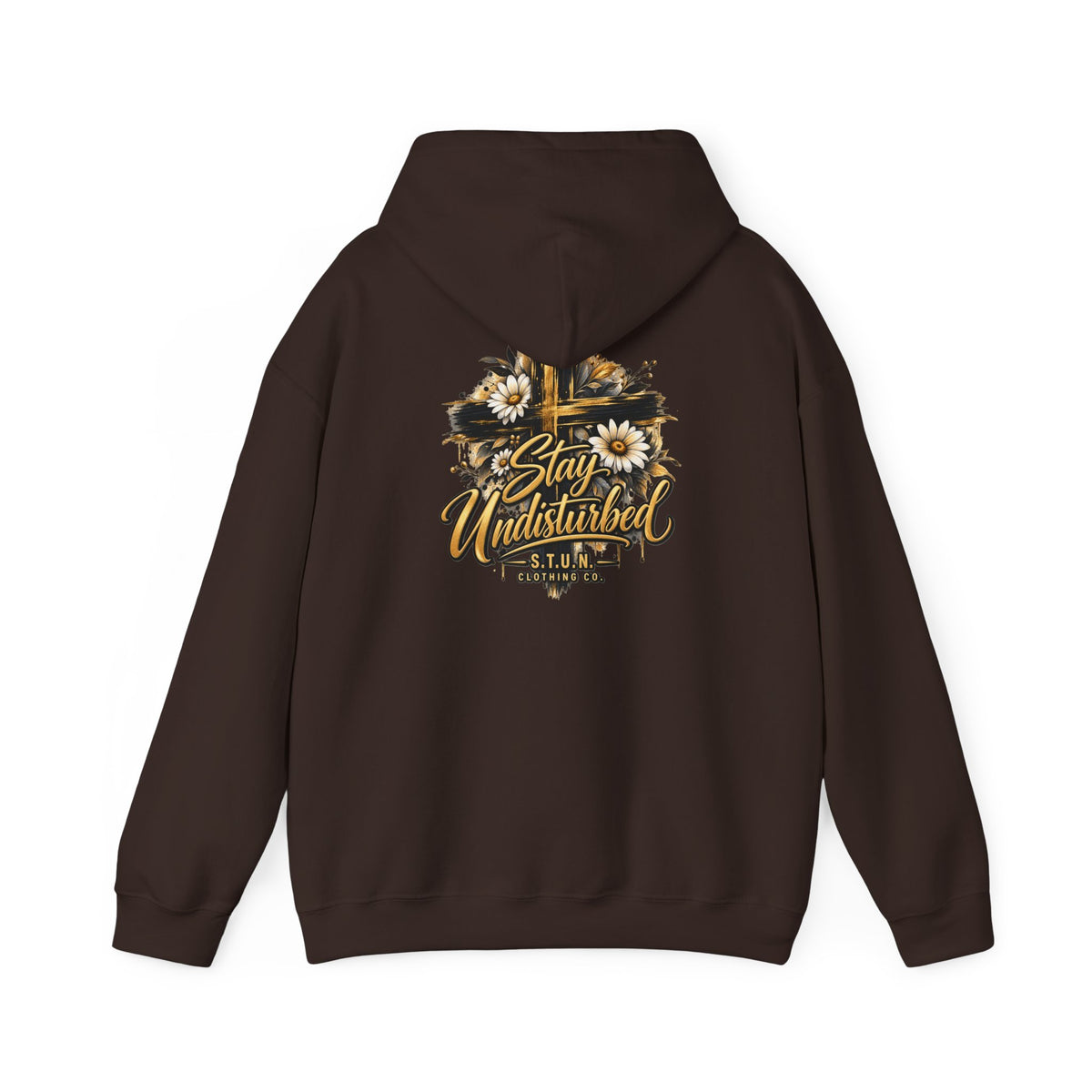 Cross "Stay Undisturbed"Hoodie, Unisex