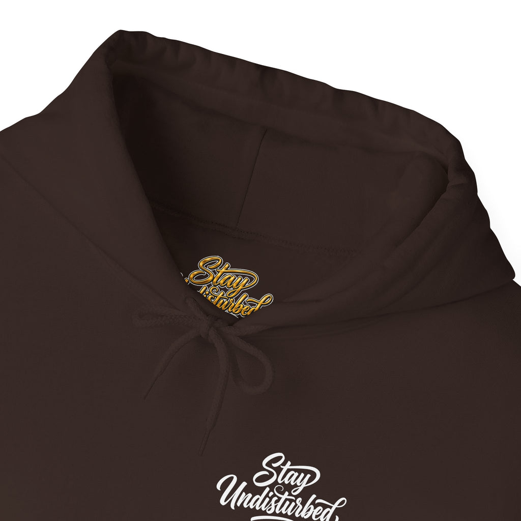 Cross "Stay Undisturbed"Hoodie, Unisex