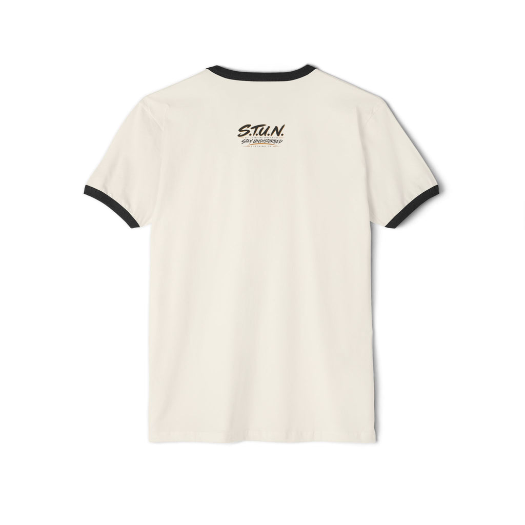 Ringer T-Shirt — "No. Is a complete sentence." Graphic Tee