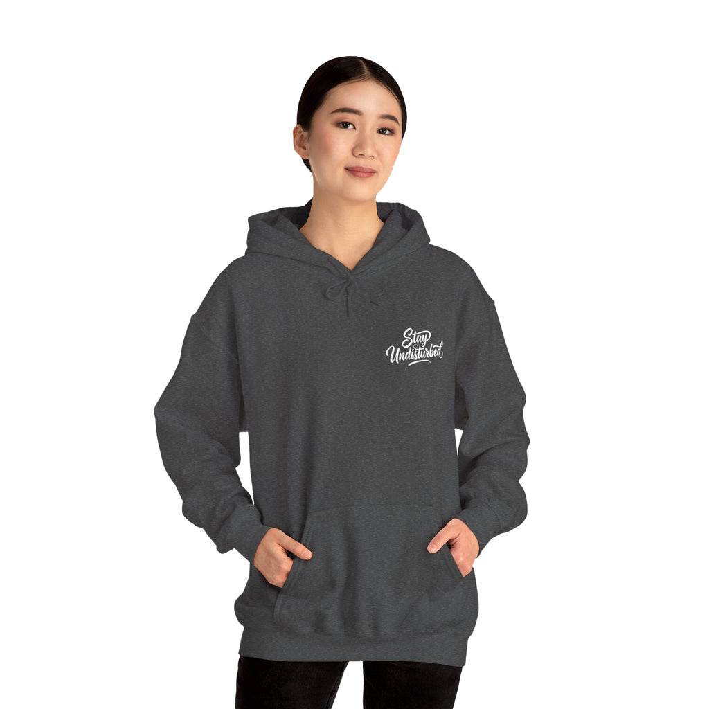 Cross "Stay Undisturbed"Hoodie, Unisex