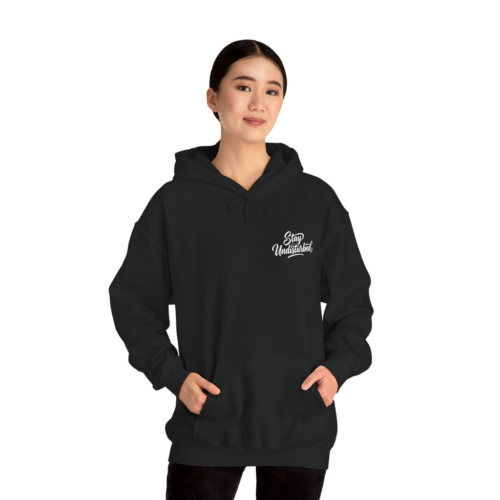Cross "Stay Undisturbed"Hoodie, Unisex