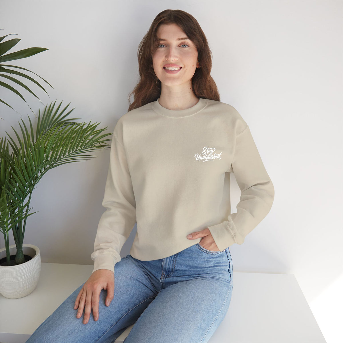 Stay Undisturbed Heavy Blend™ Crewneck Sweatshirt