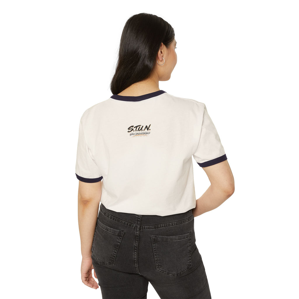 Ringer T-Shirt — "No. Is a complete sentence." Graphic Tee