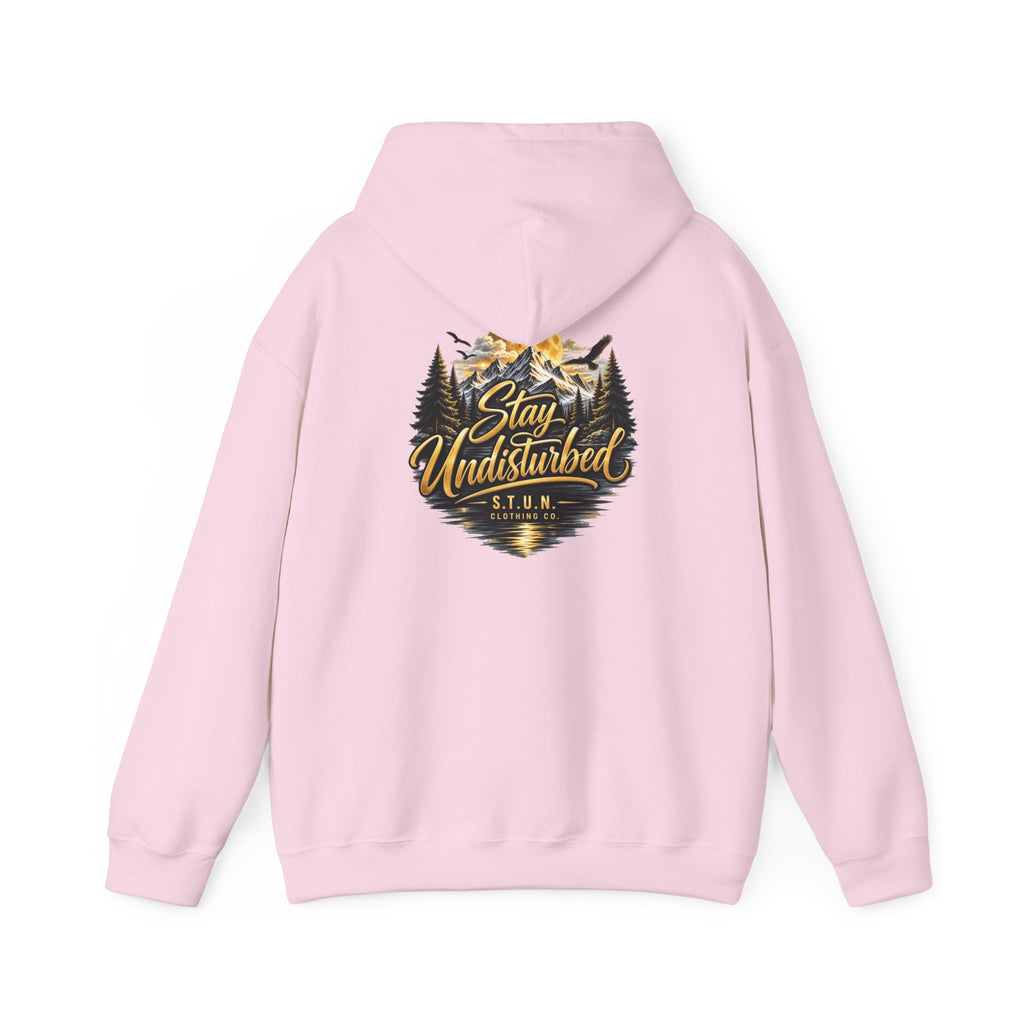 Mountain "Stay Undisturbed"Hoodie, Unisex
