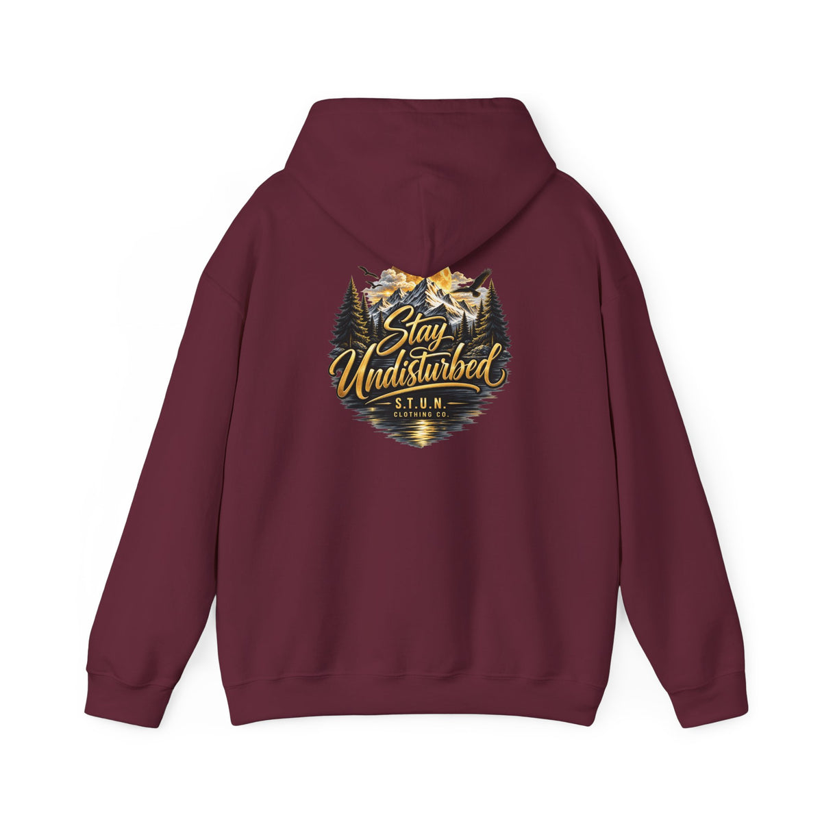Mountain "Stay Undisturbed"Hoodie, Unisex