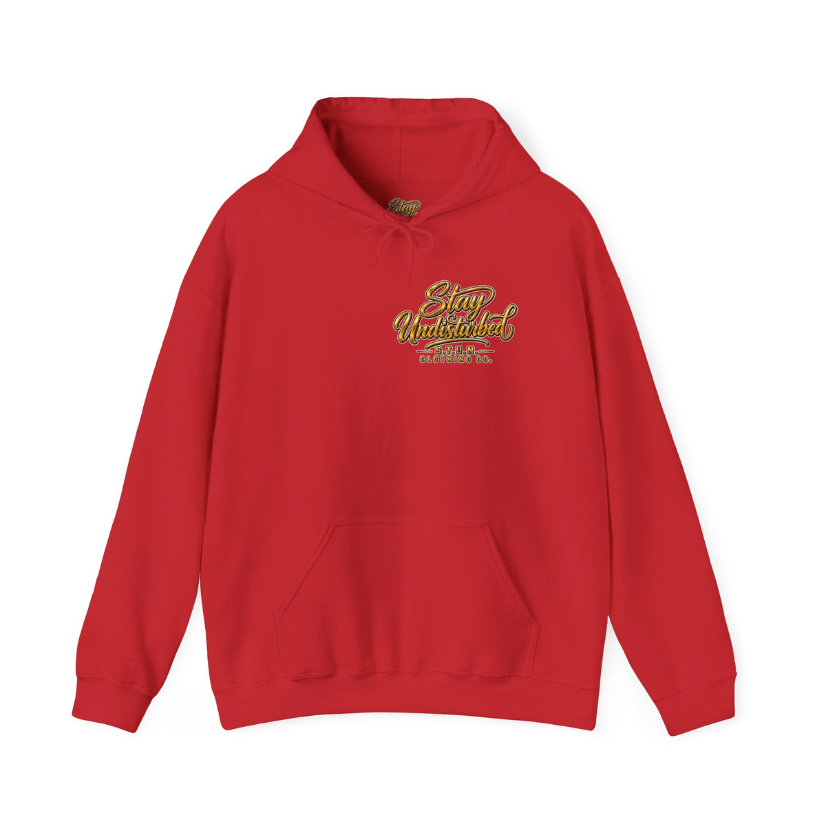 Lotus "Stay Undisturbed"Hoodie, Unisex —  Relaxed-Fit Pullover