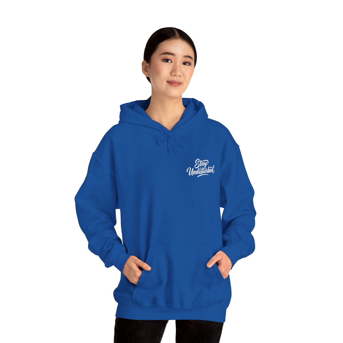 Cross "Stay Undisturbed"Hoodie, Unisex