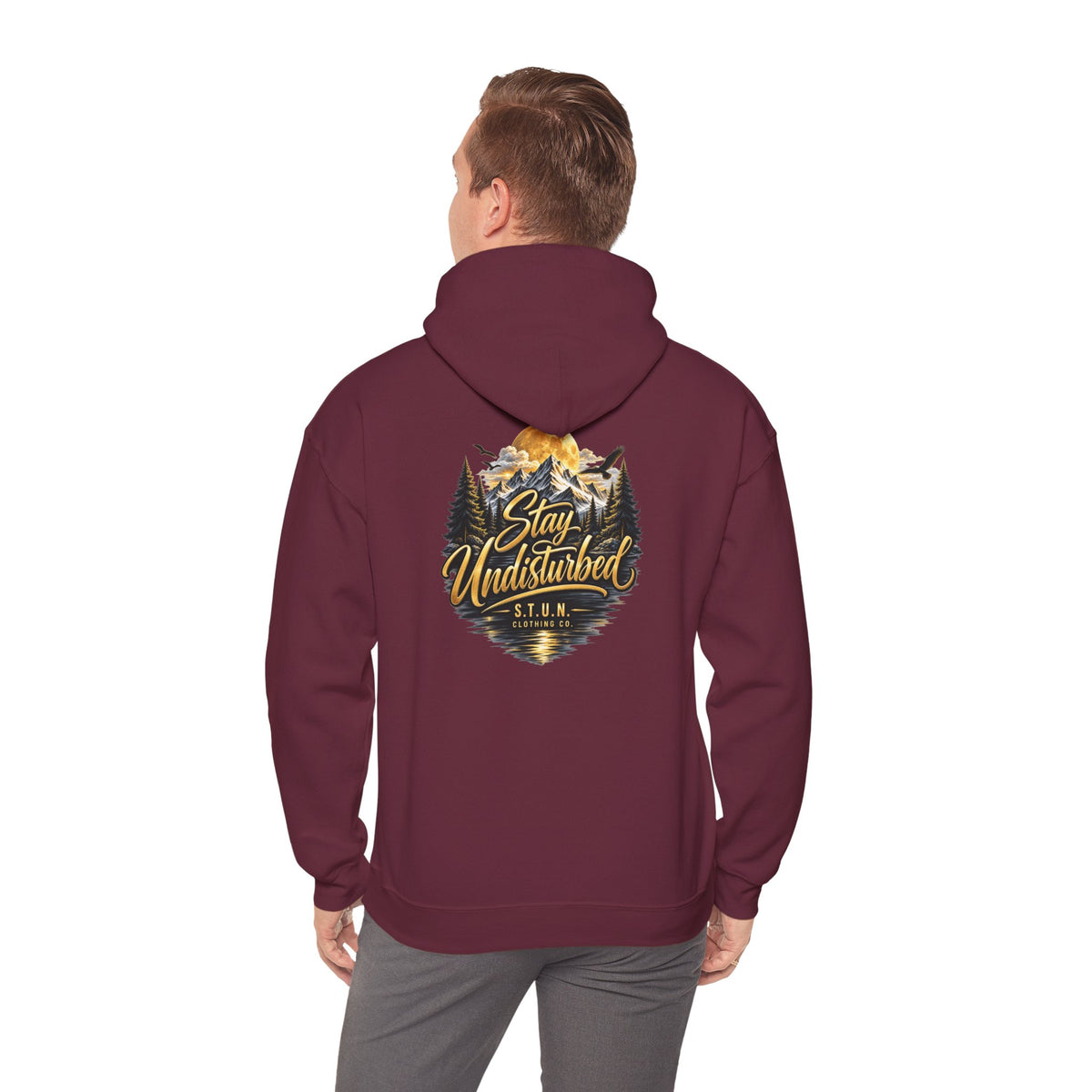 Mountain "Stay Undisturbed"Hoodie, Unisex