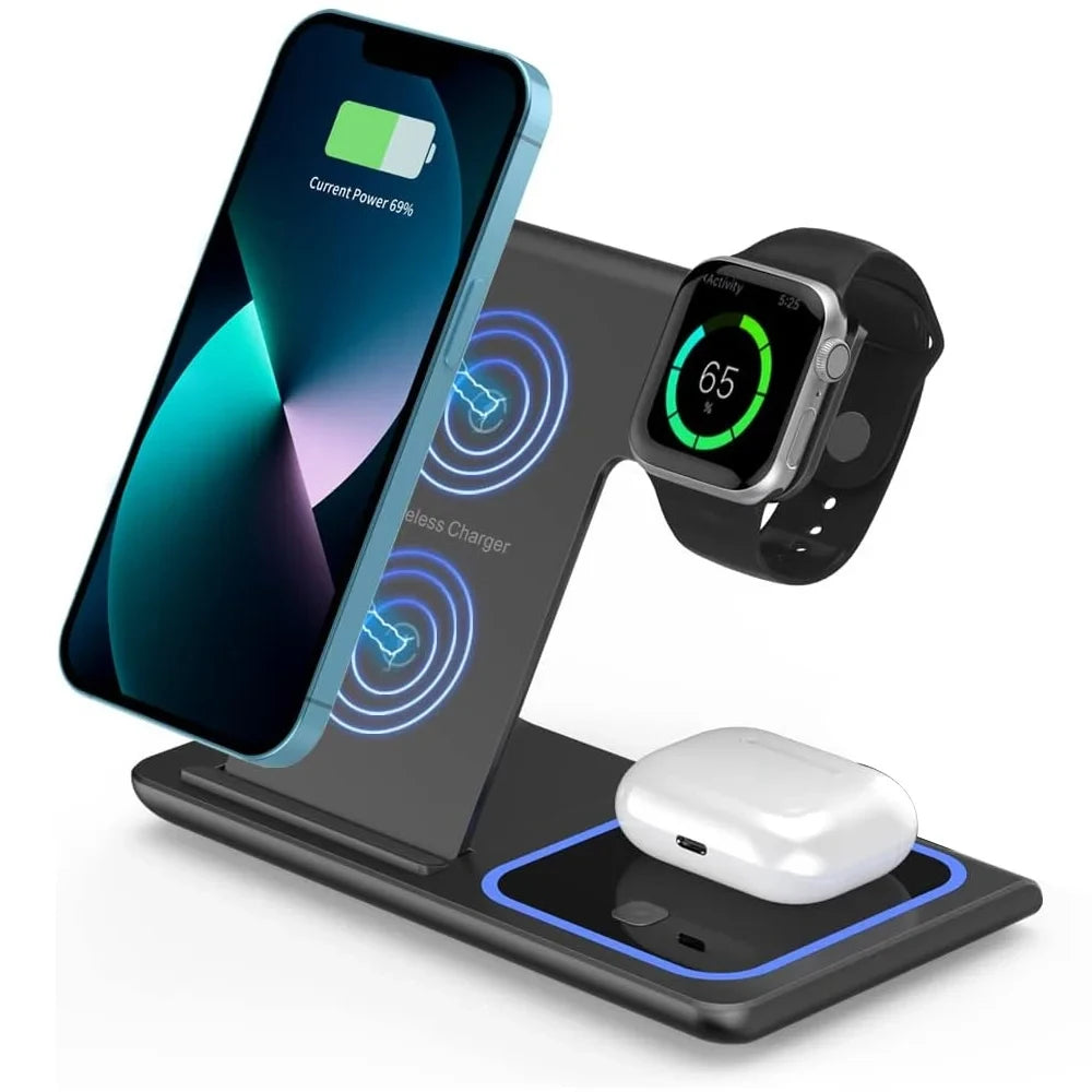 Foldable Wireless Charging Station