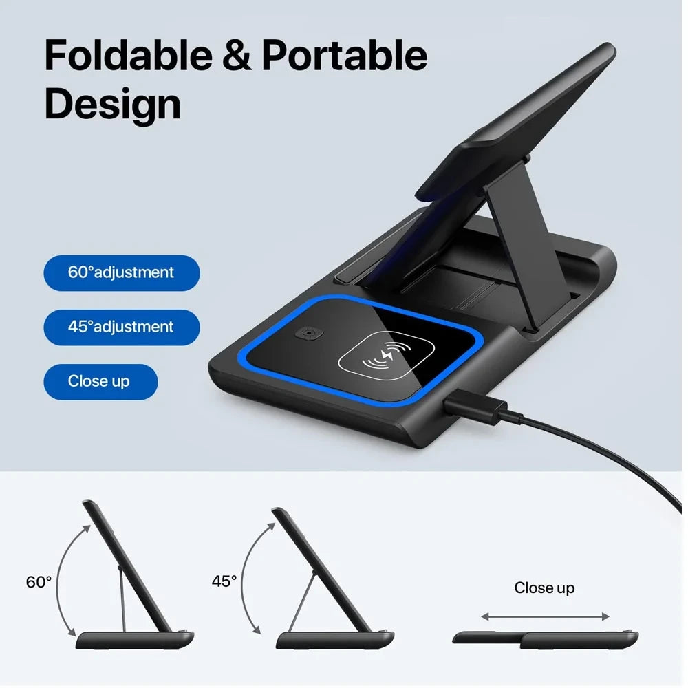 Foldable Wireless Charging Station