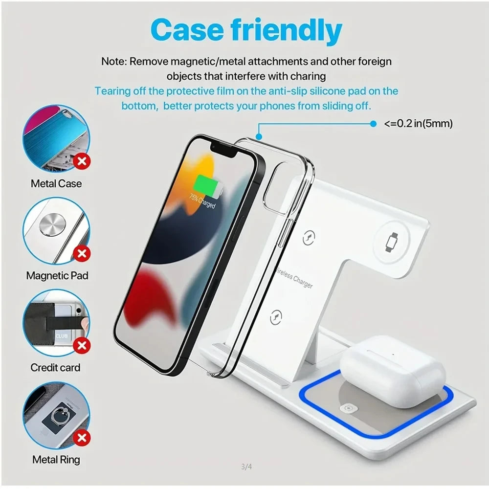 Foldable Wireless Charging Station