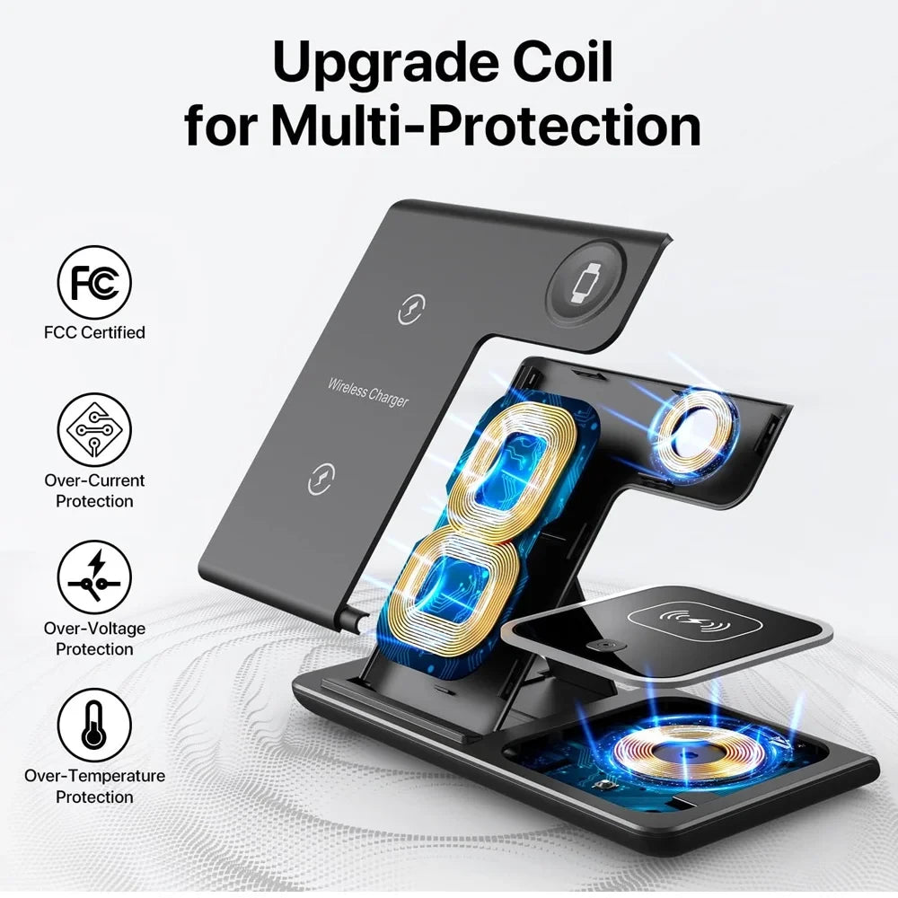 Foldable Wireless Charging Station
