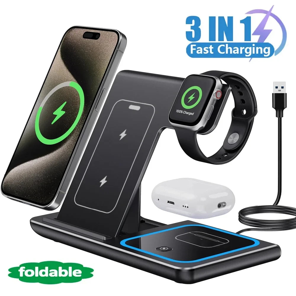 Foldable Wireless Charging Station