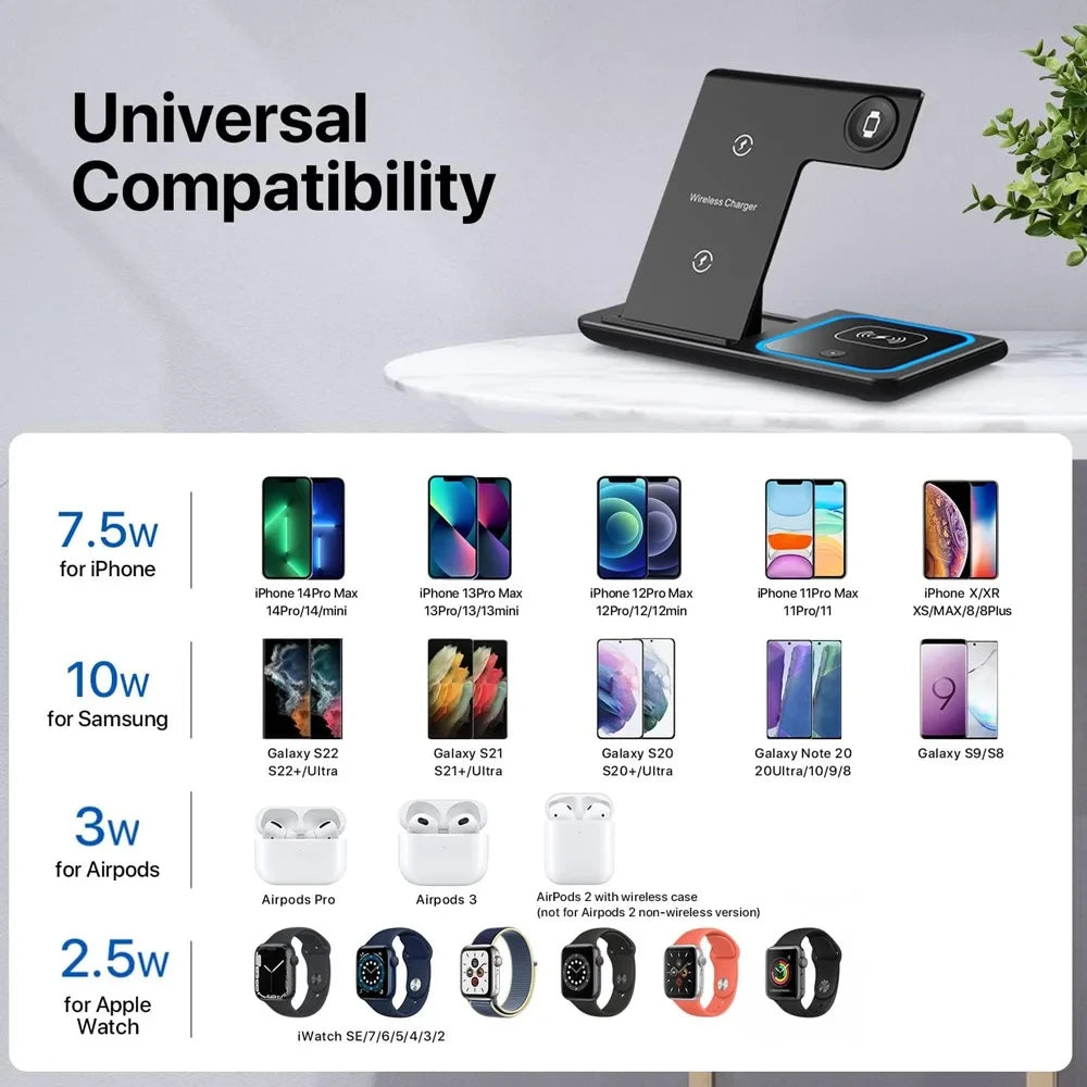 Foldable Wireless Charging Station