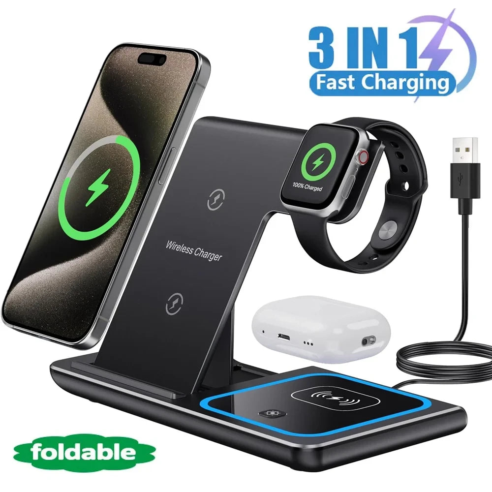 Foldable Wireless Charging Station