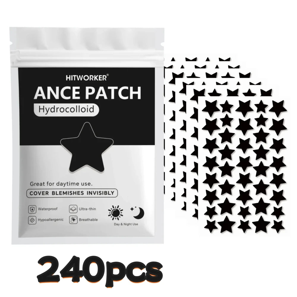 Star Shaped Hydrocolloid Pimple Patches