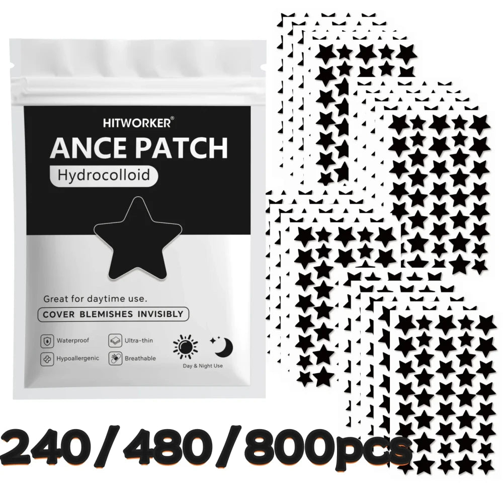Star Shaped Hydrocolloid Pimple Patches