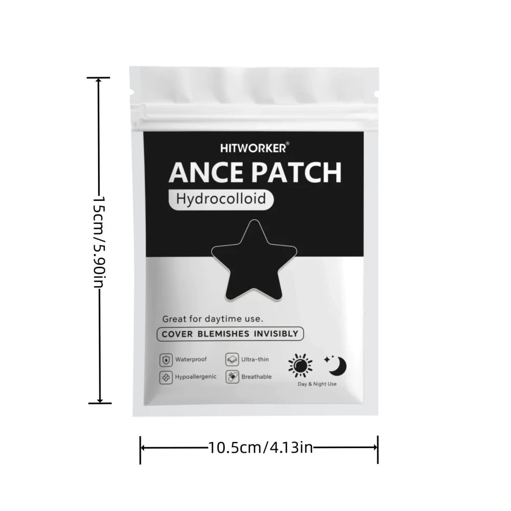 Star Shaped Hydrocolloid Pimple Patches