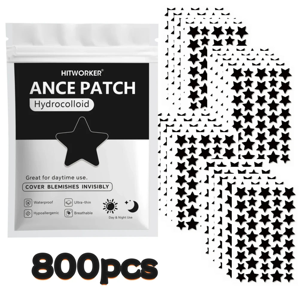 Star Shaped Hydrocolloid Pimple Patches