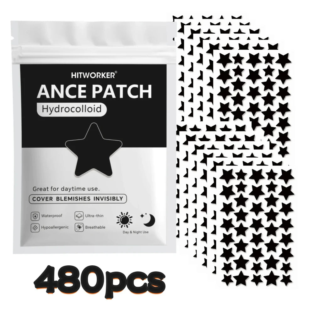 Star Shaped Hydrocolloid Pimple Patches