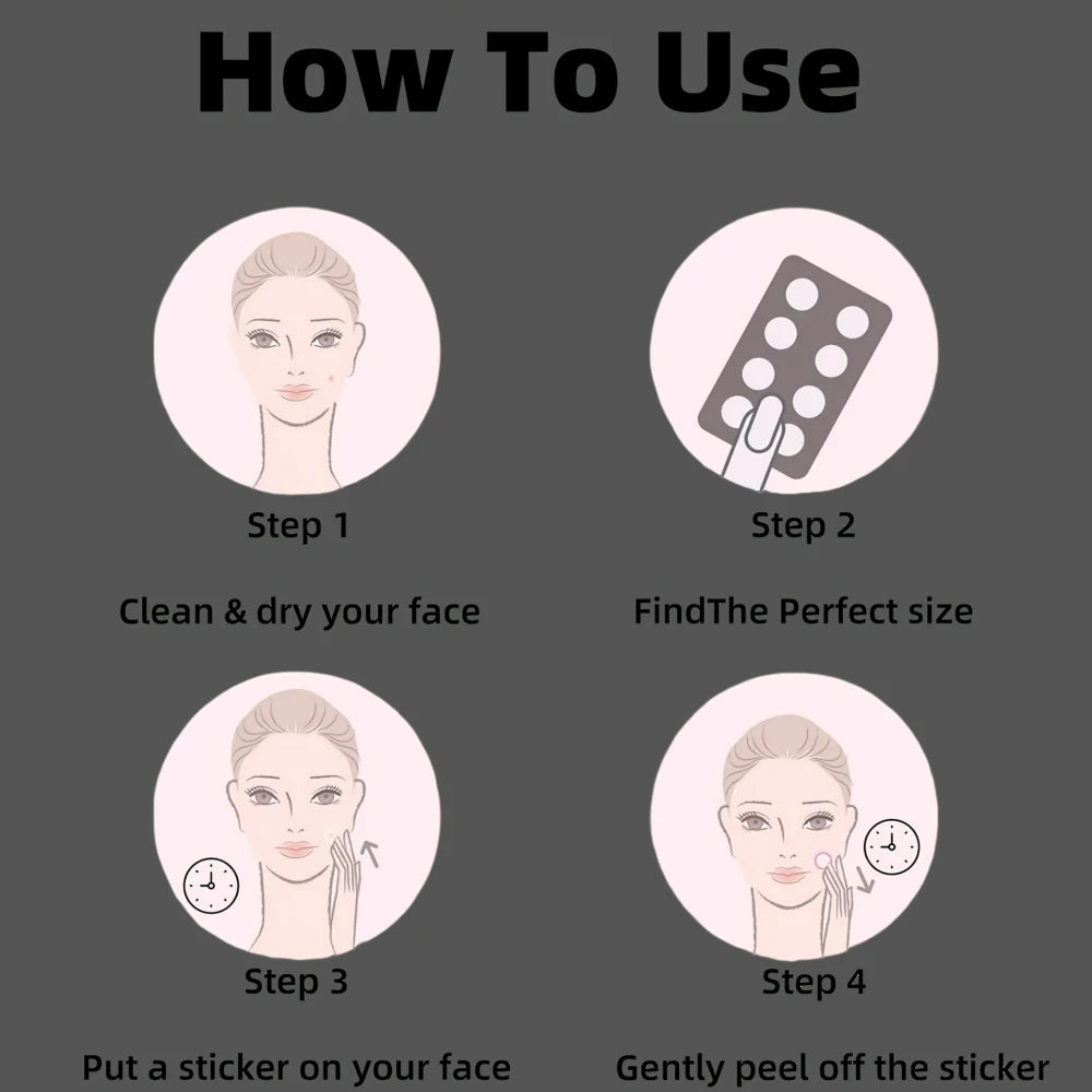 Star Shaped Hydrocolloid Pimple Patches