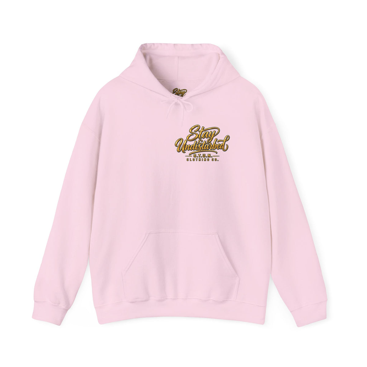 Lotus "Stay Undisturbed"Hoodie, Unisex —  Relaxed-Fit Pullover