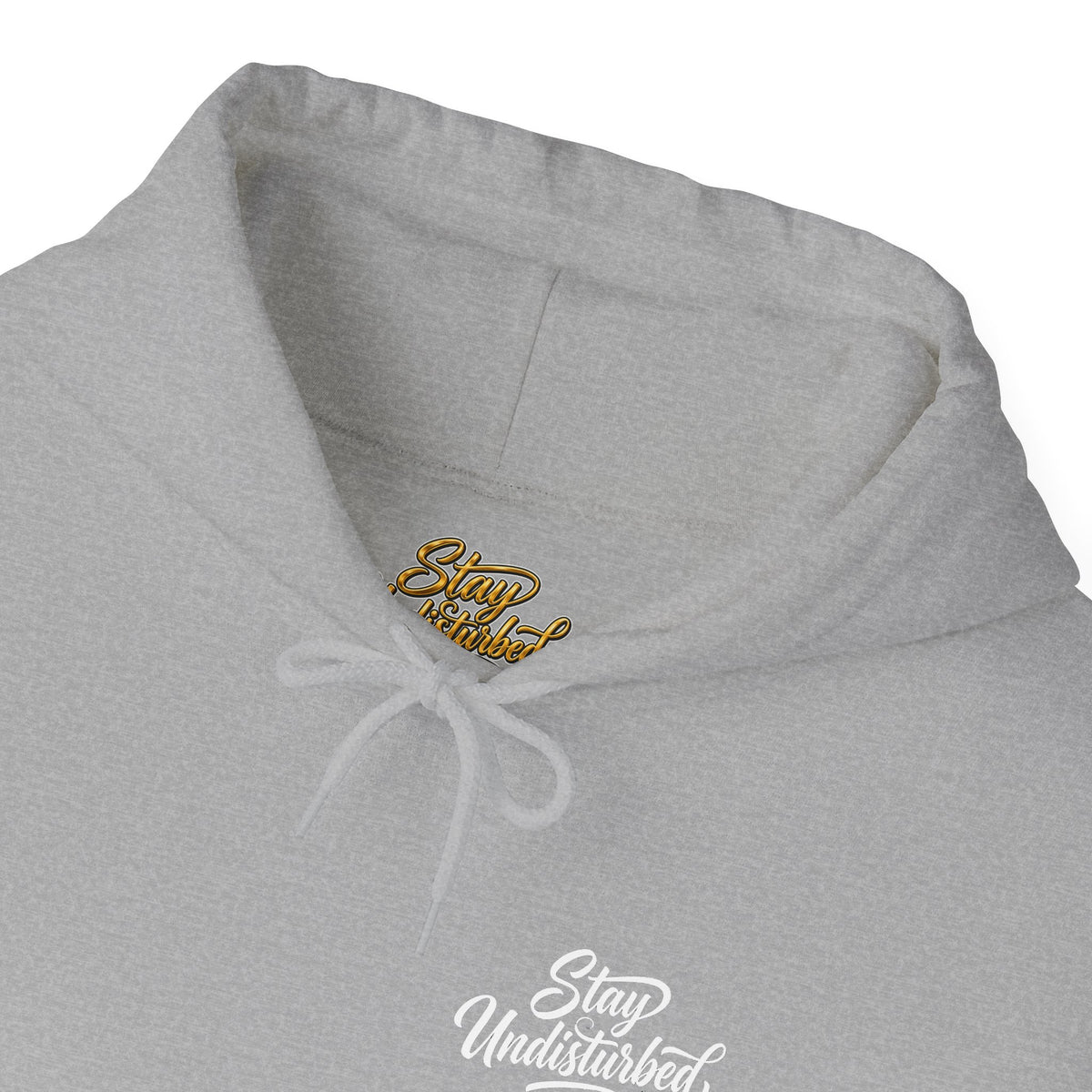 Cross "Stay Undisturbed"Hoodie, Unisex