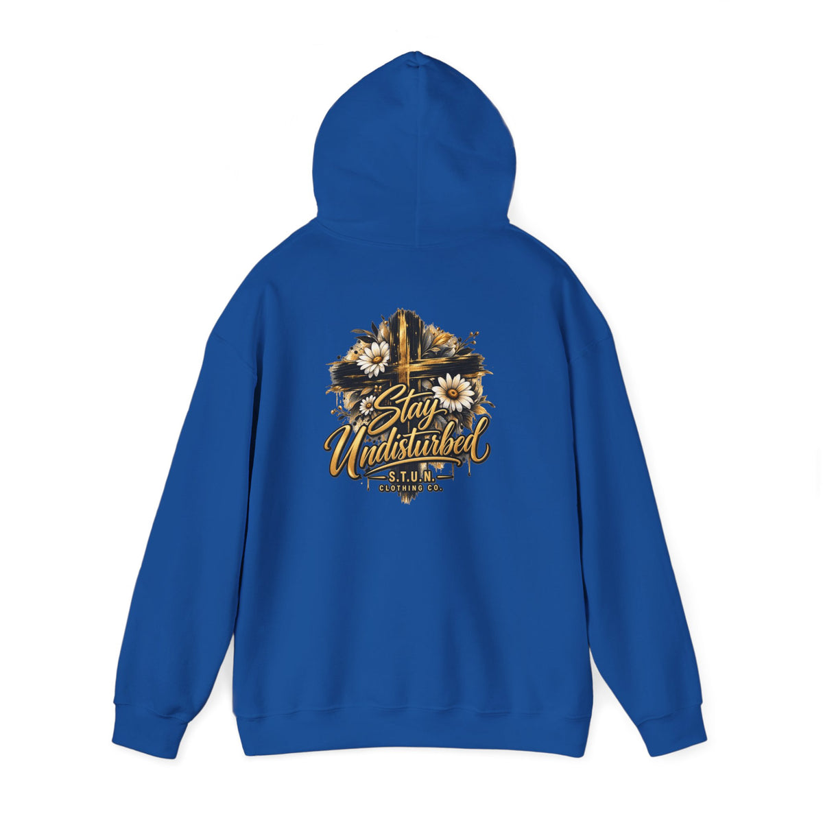 Cross "Stay Undisturbed"Hoodie, Unisex