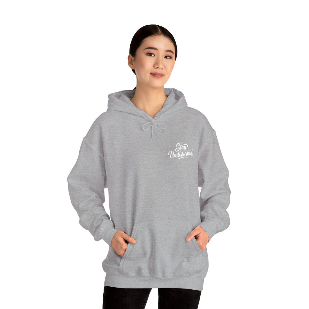 Cross "Stay Undisturbed"Hoodie, Unisex