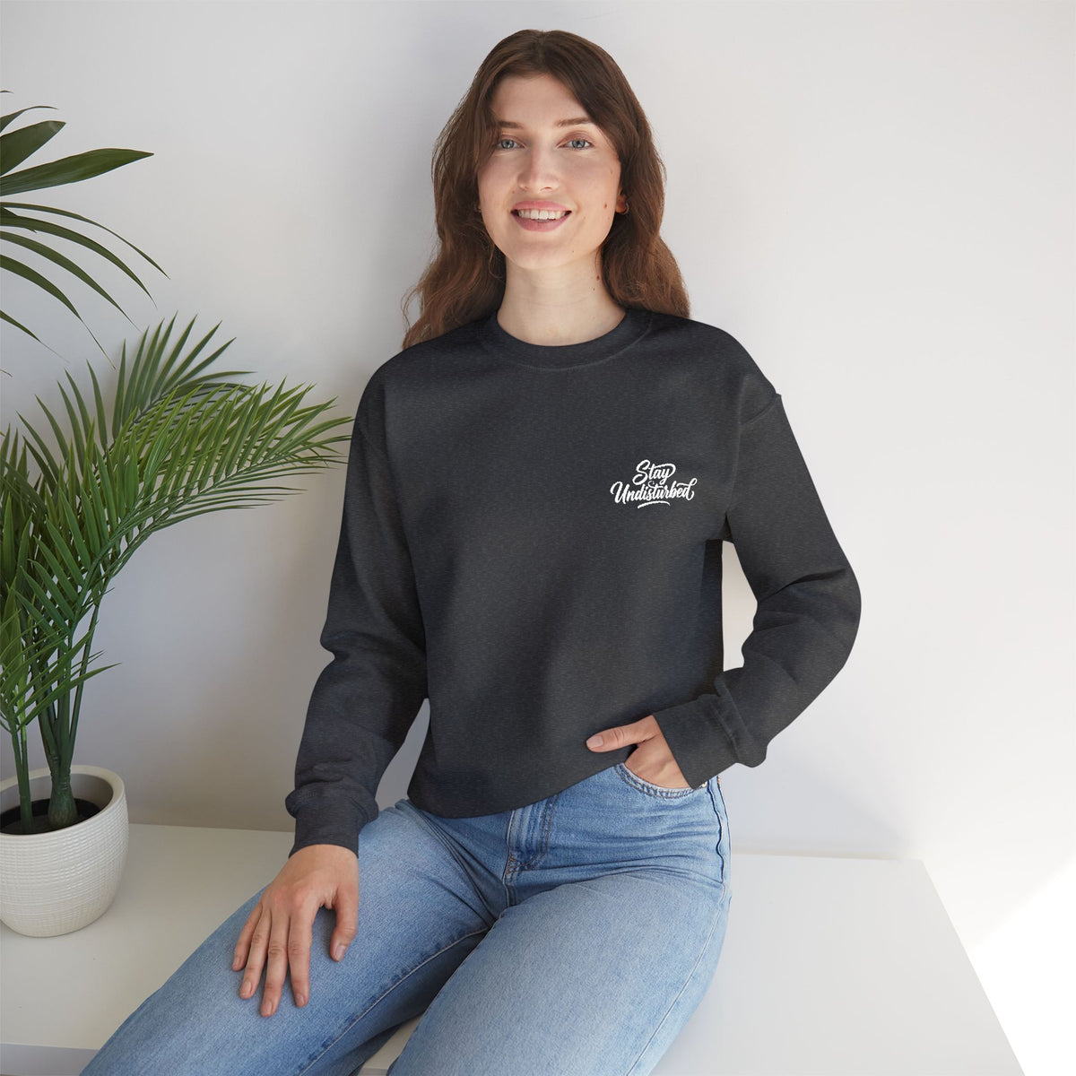 Stay Undisturbed Heavy Blend™ Crewneck Sweatshirt
