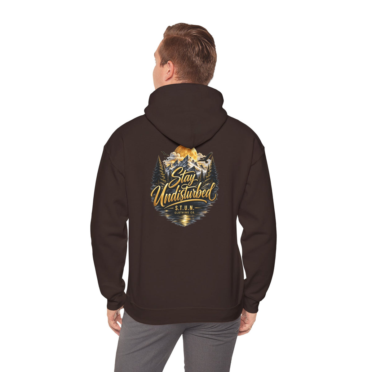 Mountain "Stay Undisturbed"Hoodie, Unisex