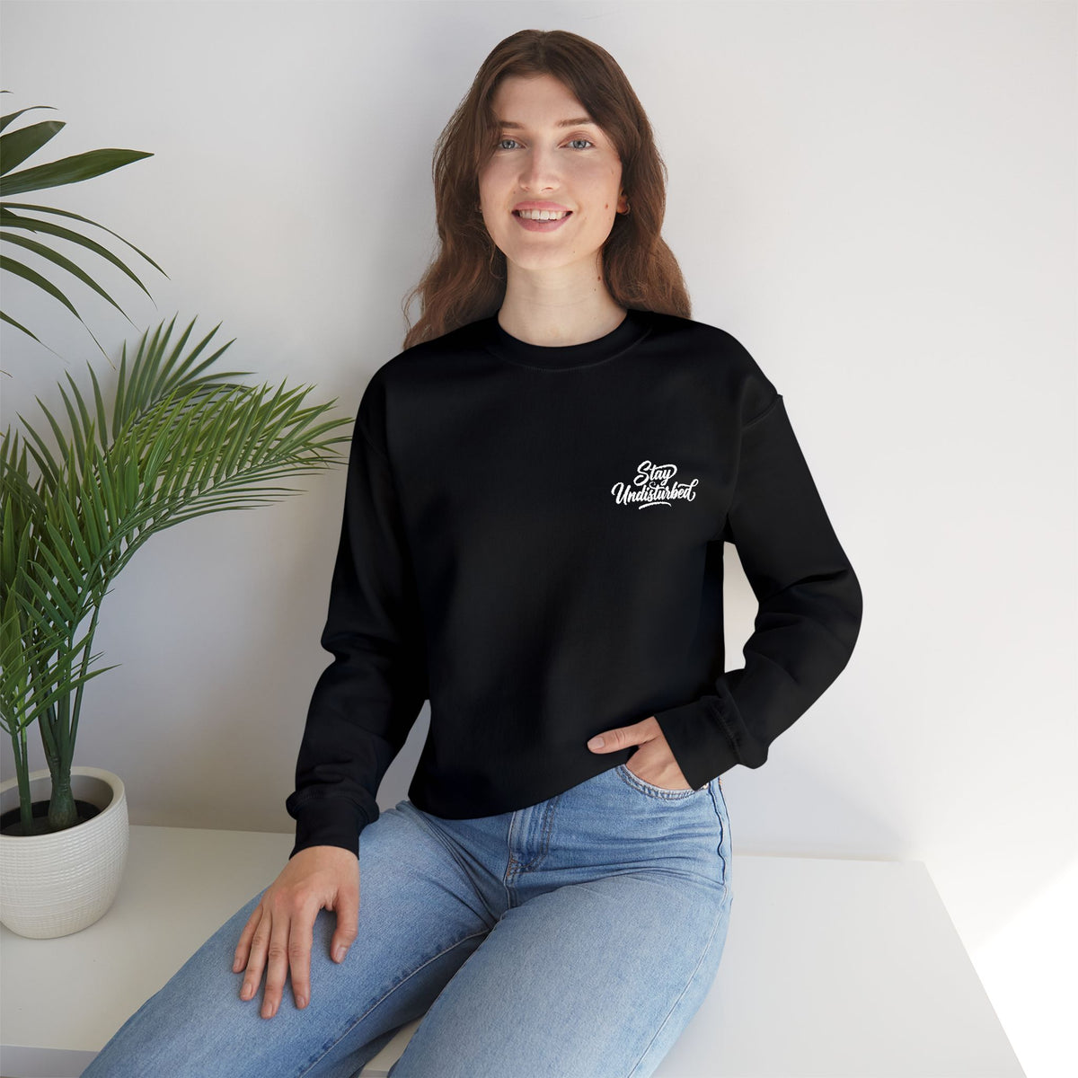 Stay Undisturbed Heavy Blend™ Crewneck Sweatshirt