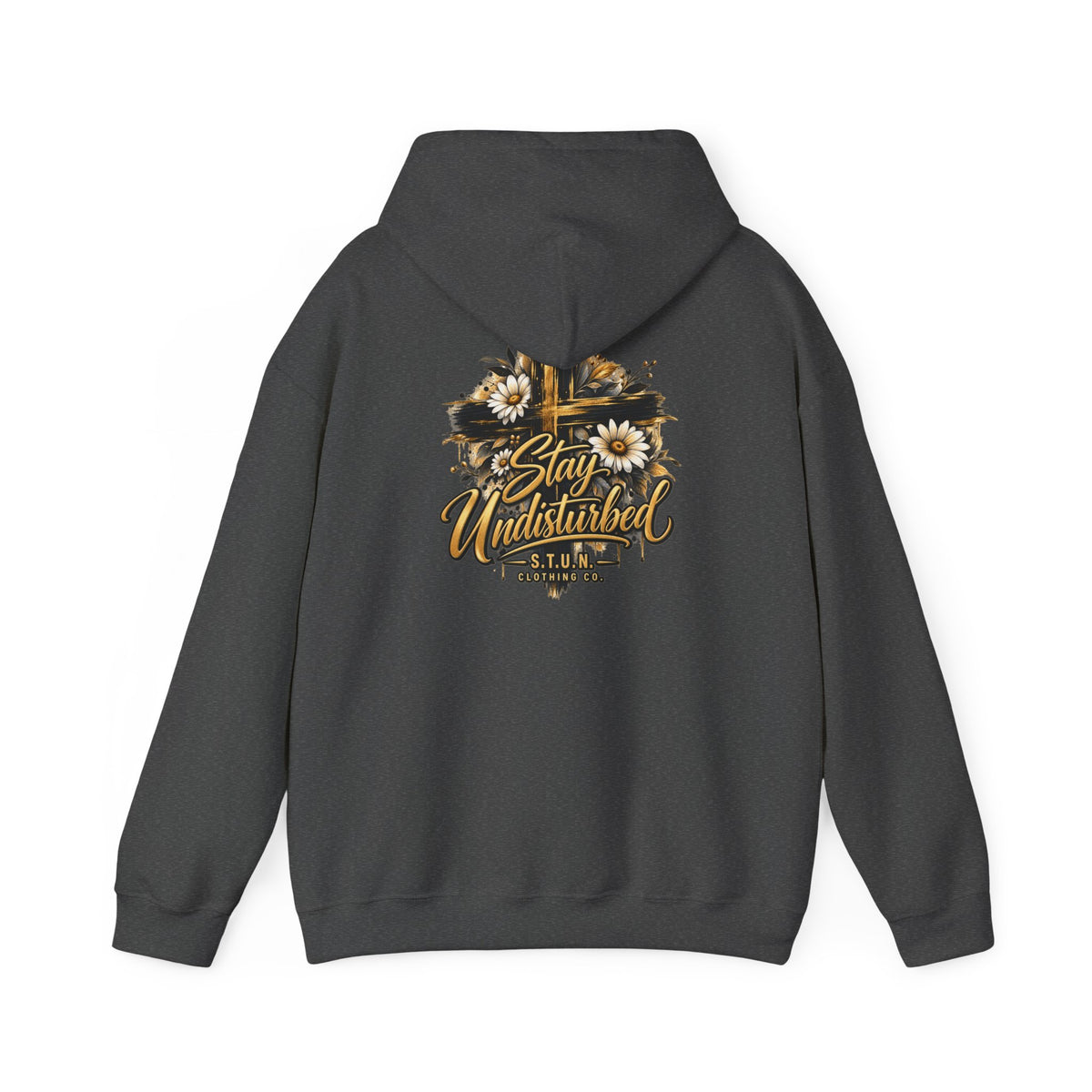 Cross "Stay Undisturbed"Hoodie, Unisex