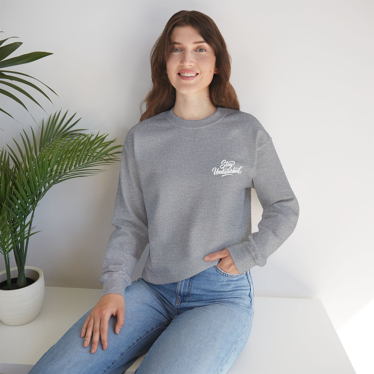 Stay Undisturbed Heavy Blend™ Crewneck Sweatshirt