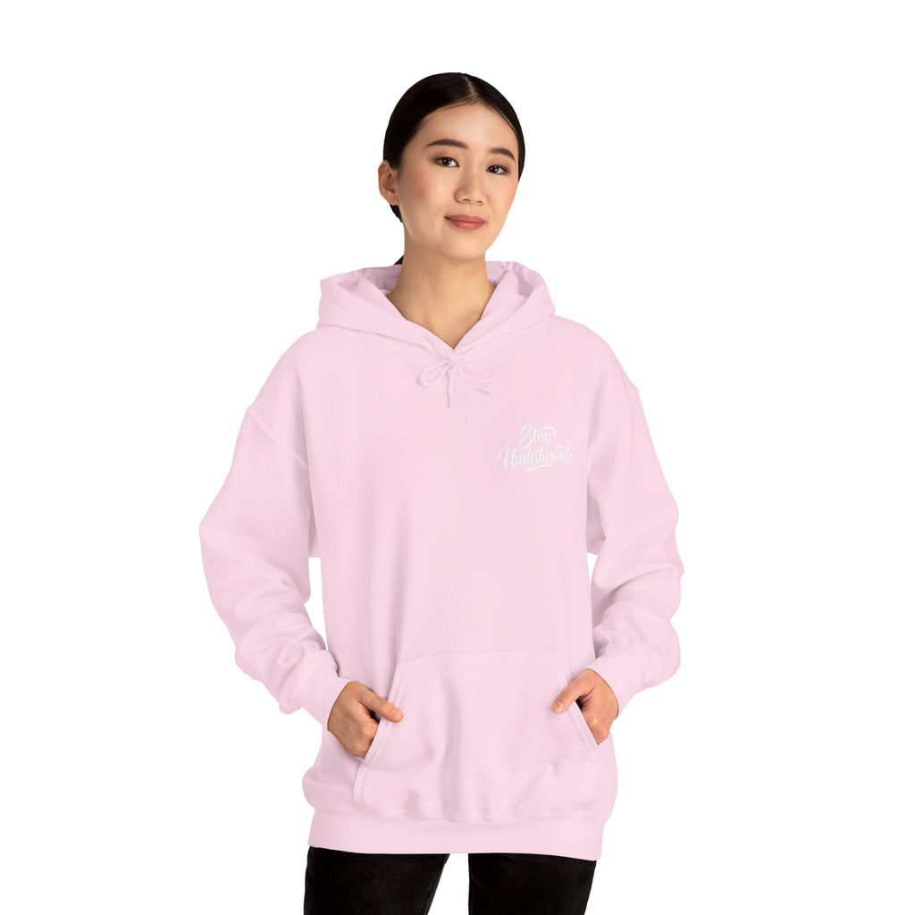 Cross "Stay Undisturbed"Hoodie, Unisex