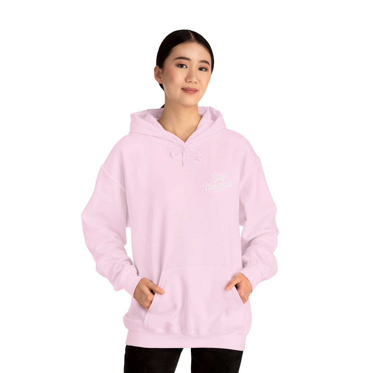 Cross "Stay Undisturbed"Hoodie, Unisex