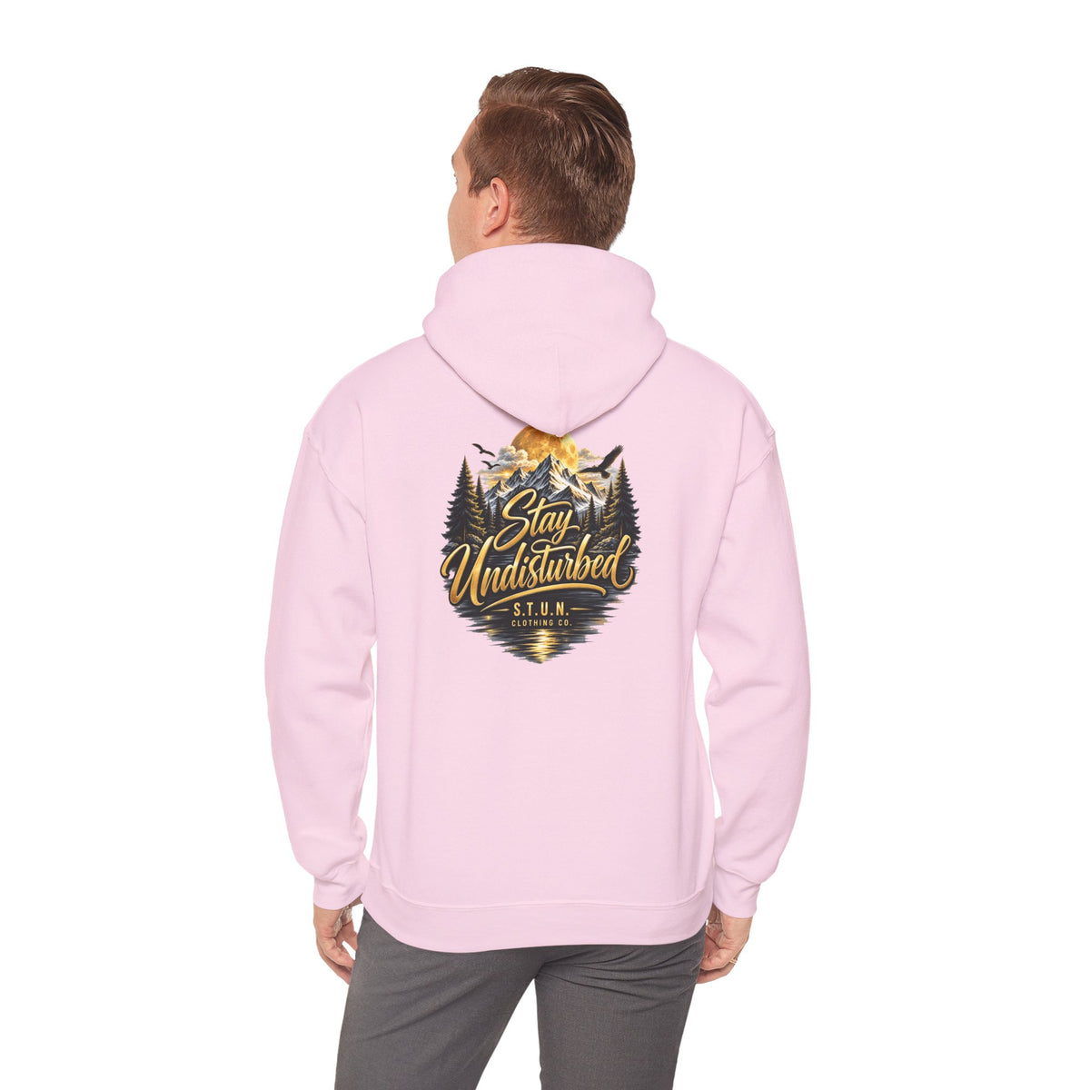 Mountain "Stay Undisturbed"Hoodie, Unisex