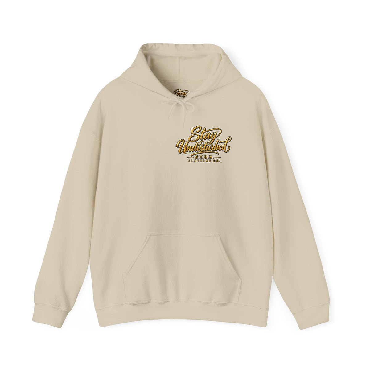 Lotus "Stay Undisturbed"Hoodie, Unisex —  Relaxed-Fit Pullover