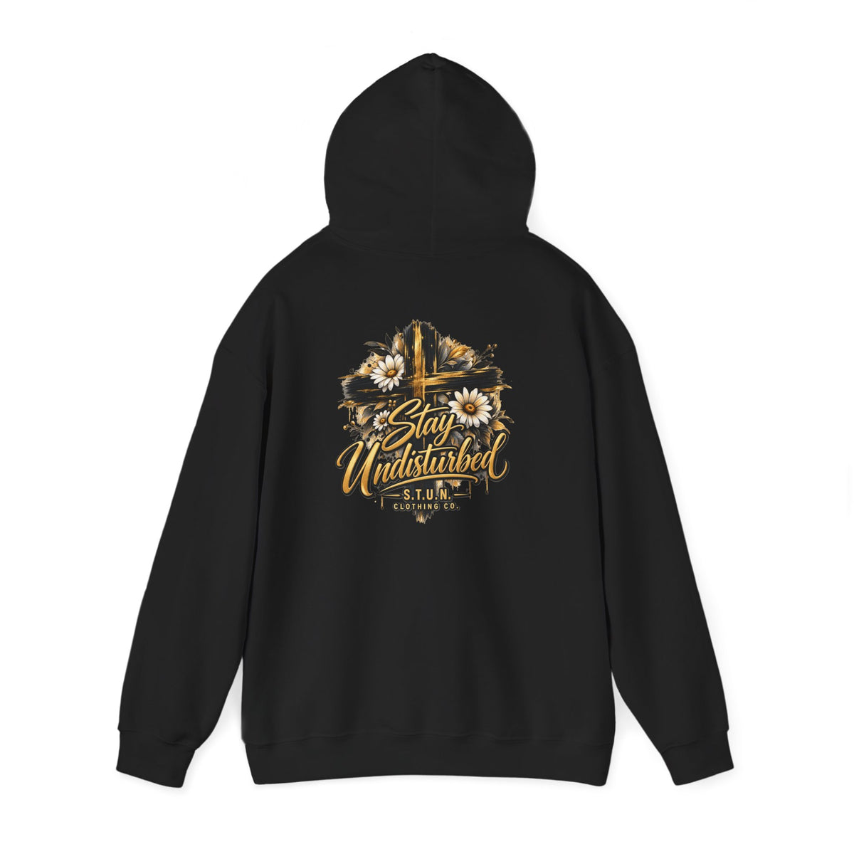 Cross "Stay Undisturbed"Hoodie, Unisex