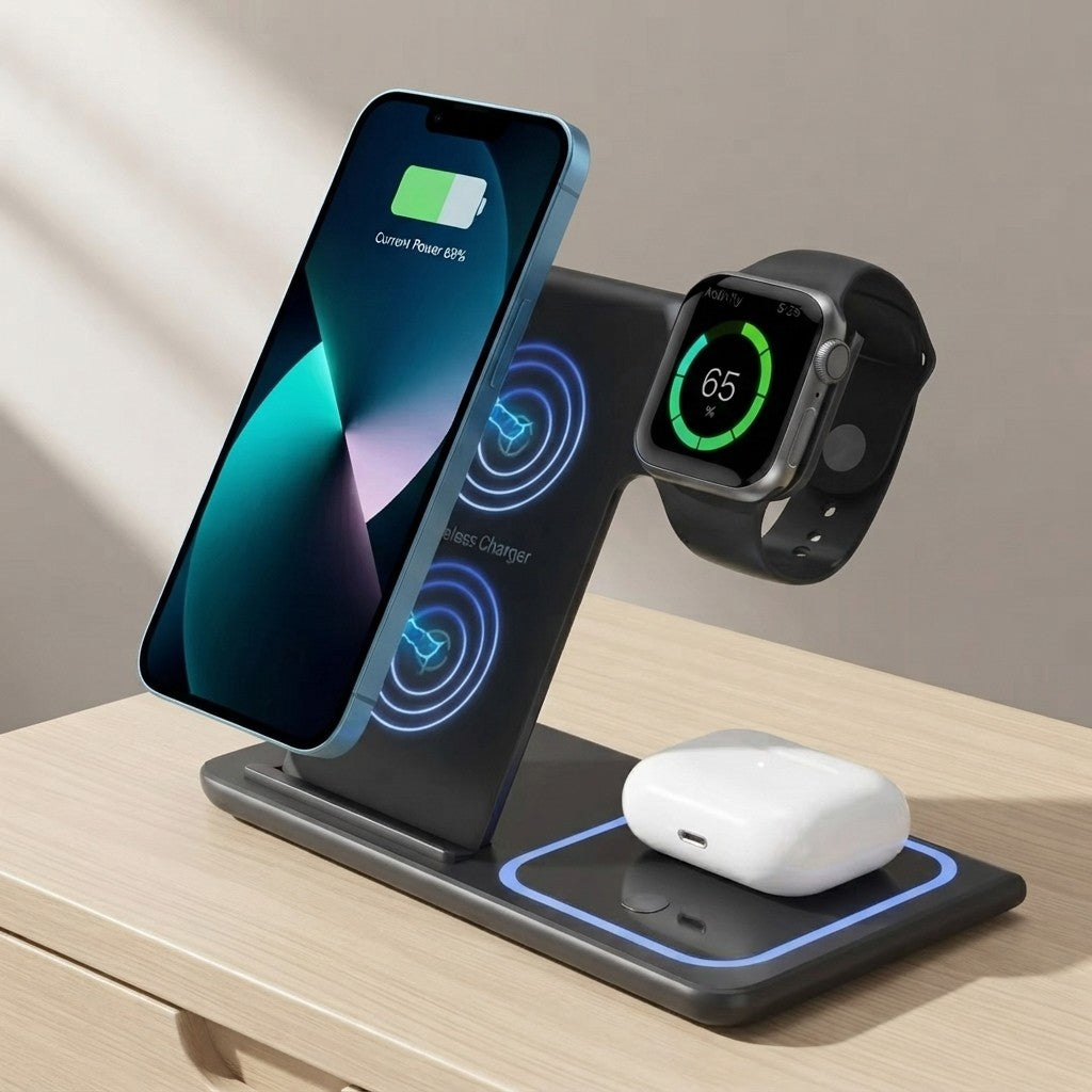 Foldable Wireless Charging Station
