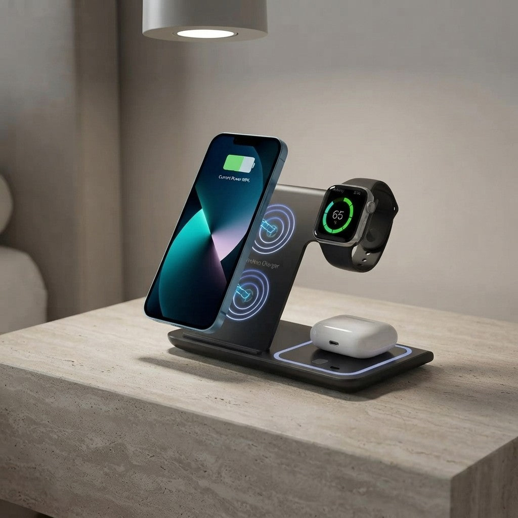 Foldable Wireless Charging Station
