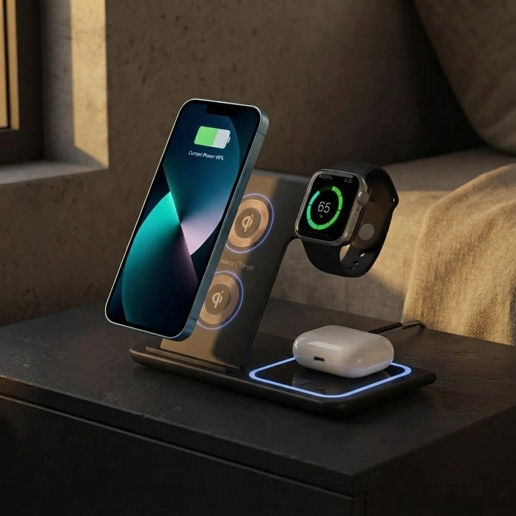 Foldable Wireless Charging Station